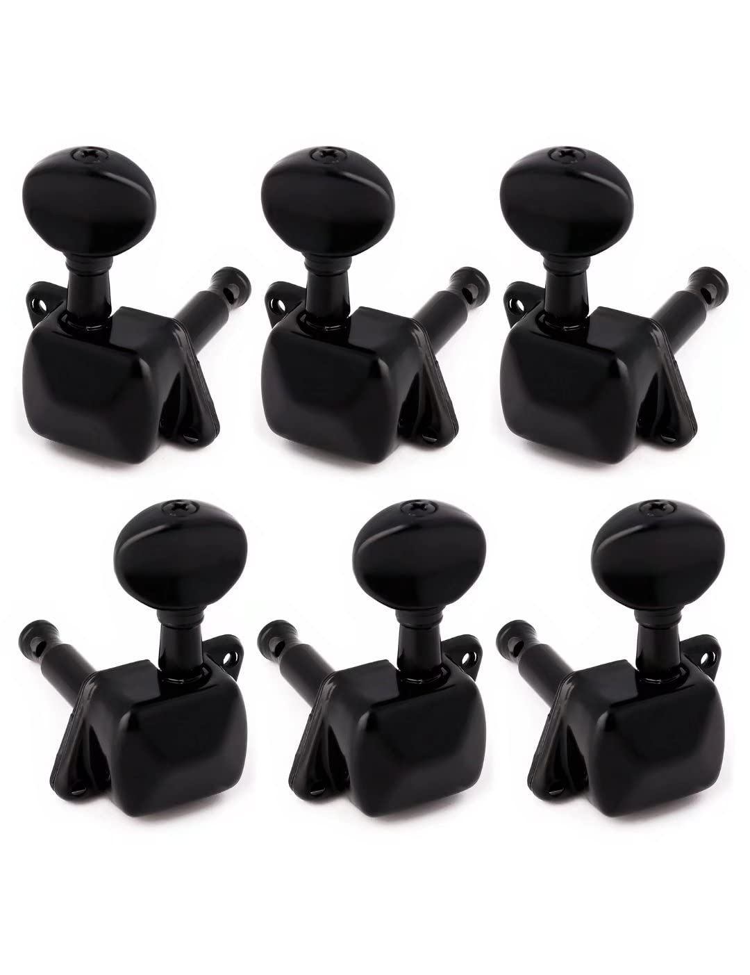 Metallor Guitar String Tuning Pegs Tuning Keys Semiclosed Machine Heads Tuners 3L 3R Electric Guitar Acoustic Guitar Parts Repla