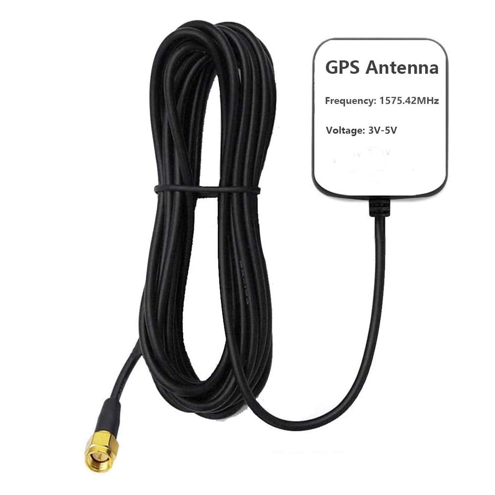 Coronir Vehicle Waterproof Active Gps Antenna With Sma Male Connector 28Db Gain, 3 5Vdc Magnetic Gps Antenna