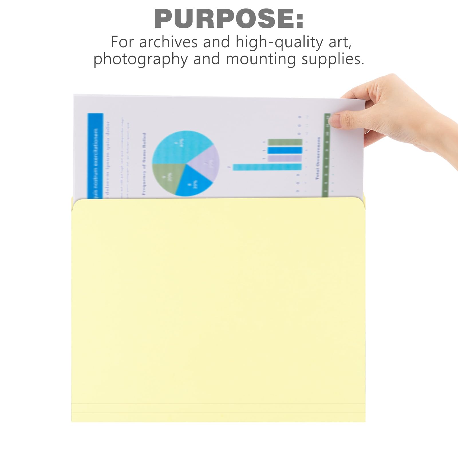 Lineco Archival Legal Size File Folders. Organize Important Documents, Prints, Photos. 9.5' X 14.75' With Full Cut Tab, Acid Free, Lignin Free Light Tan 10 Pt. Perma/Dur Folder Stock. Pack Of 100