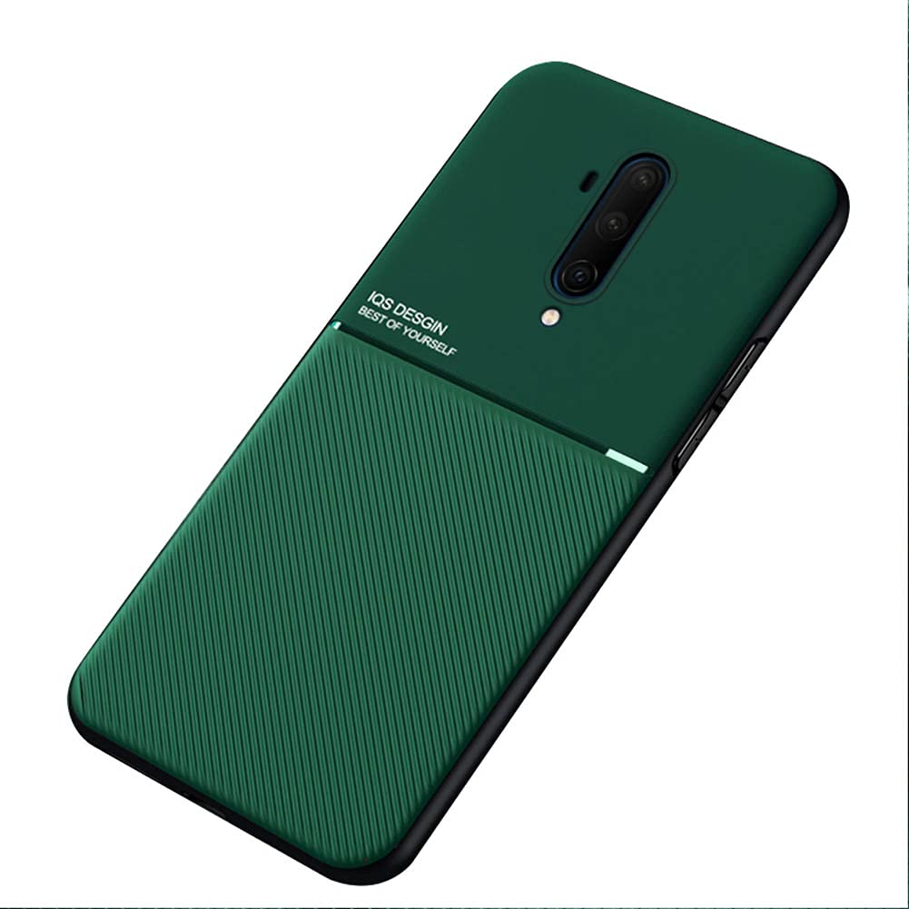 Kepuch Mowen Case Cover Bumper Built In Metal Plate For Oneplus 7T Pro   Green
