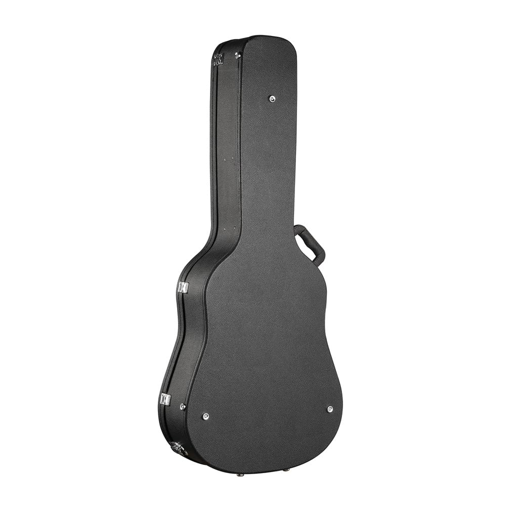 ZeHuoGe Hard Shell Guitar Cases - Wooden, Lockable, Black for 41  Guitar