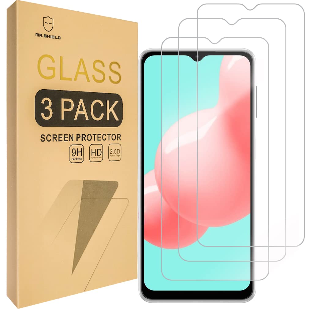 Mr.Shield [3 Pack] Designed For Samsung Galaxy A32 5G [5G Version Only] [Tempered Glass] [Japan Glass With 9H Hardness] Screen P