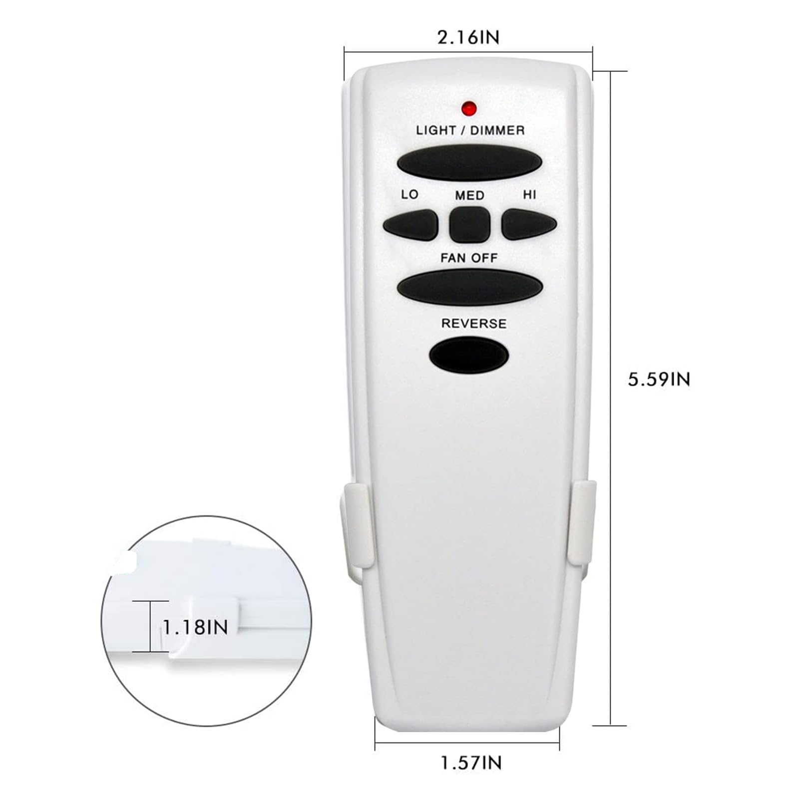 Uc7078T Ceiling Fan Remote Control Replacement Of Hampton Bay Uc7078T Fan Hd Chq7078T Uc7078Tr Uc7078Tudl Rr7078Tr L3H2003Fanhd,
