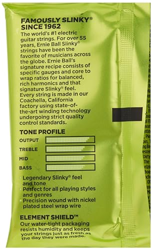 Ernie Ball 8 String Regular Slinky Nickel Wound Electric Guitar Strings, 10 74 Gauge (P02629)