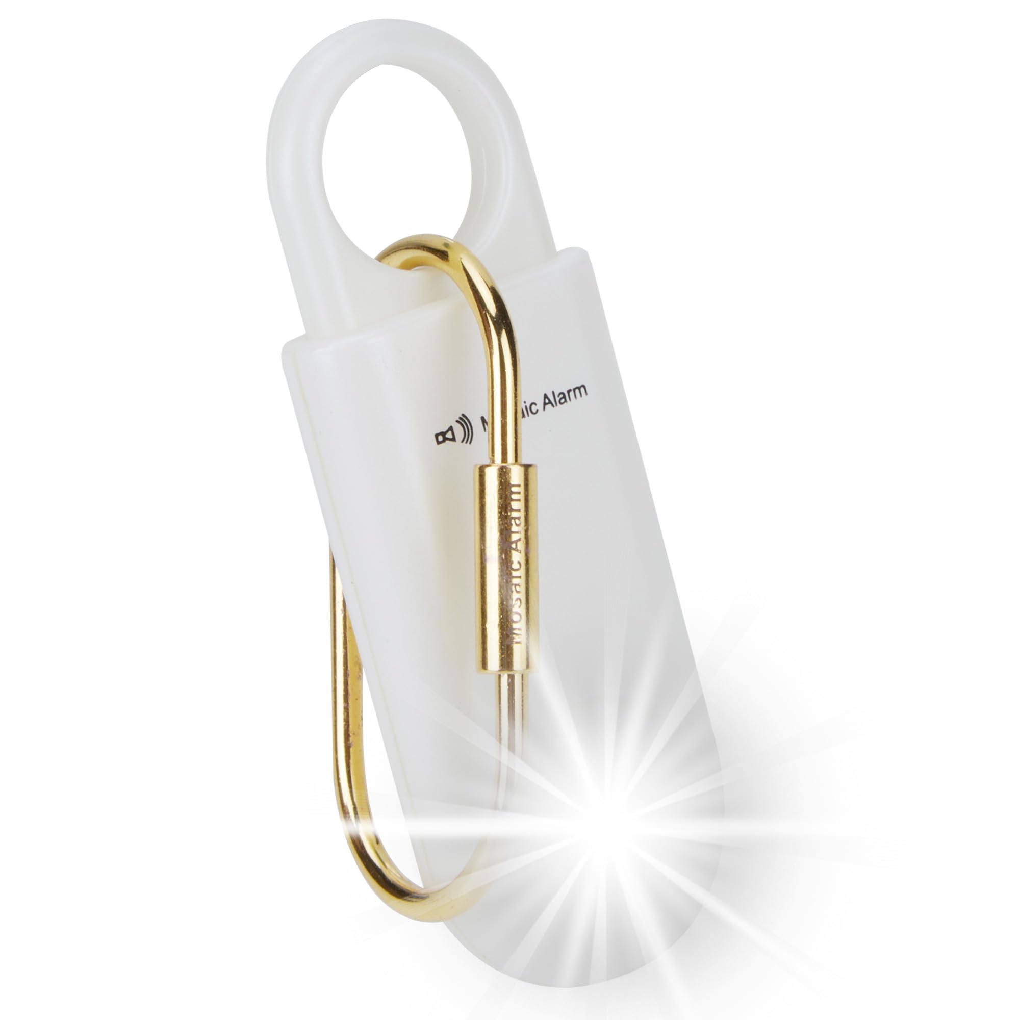 130dB Personal Safety Alarm Ultra Bright Strobe Light Loud Sound Keychain Siren with Carabiner for Women, School Children. Hikin