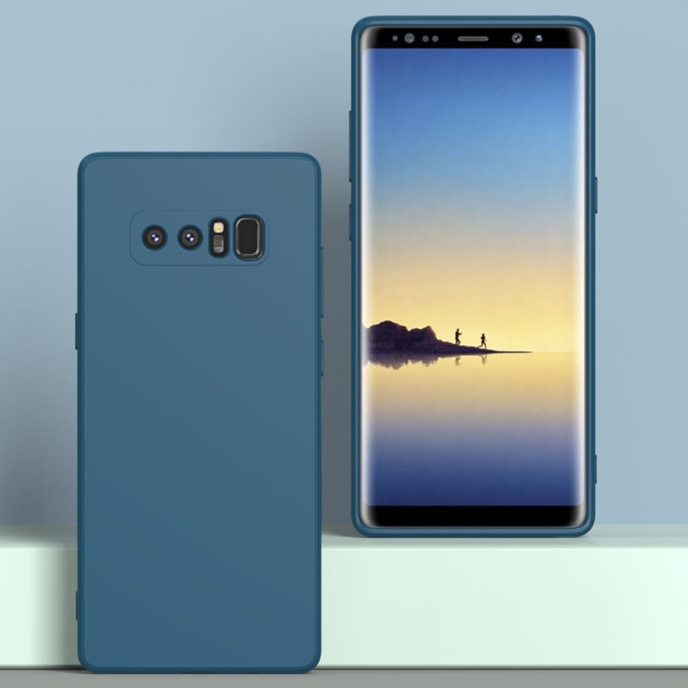 Wogroo For Samsung Galaxy Note 8 Case Dark Blue, Scratch Resistant With Soft Touch, Slim Thin Phone Cover For Samsung Galaxy Not