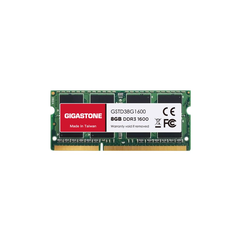 ?Ddr3 Ram? Gigastone Laptop Ram 8Gb Ddr3 8Gb Ddr3 1600Mhz Pc3 12800 Cl11 1.35V 204 Pin Unbuffered Non Ecc Sodimm For Notebook La