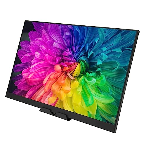 Sxhlseller 16 Inch Touchscreen Portable Monitor, HD 1920x1200 60Hz Touch Monitor with Type C Port, Multi Compatibility, Built in