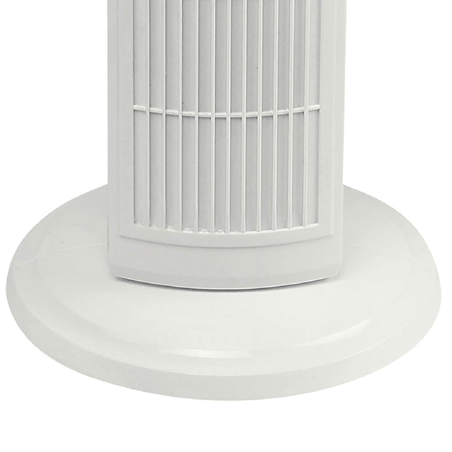 Brentwood Kool Zone Oscillating Tower Fan, 3 Speed 30 Inch, White