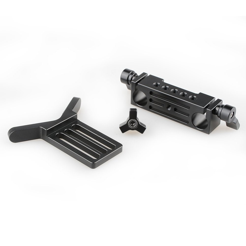 Camvate Lens Support 15Mm Rod Clamp Rail Block For Dslr Rig Rod Support Rail System   1108