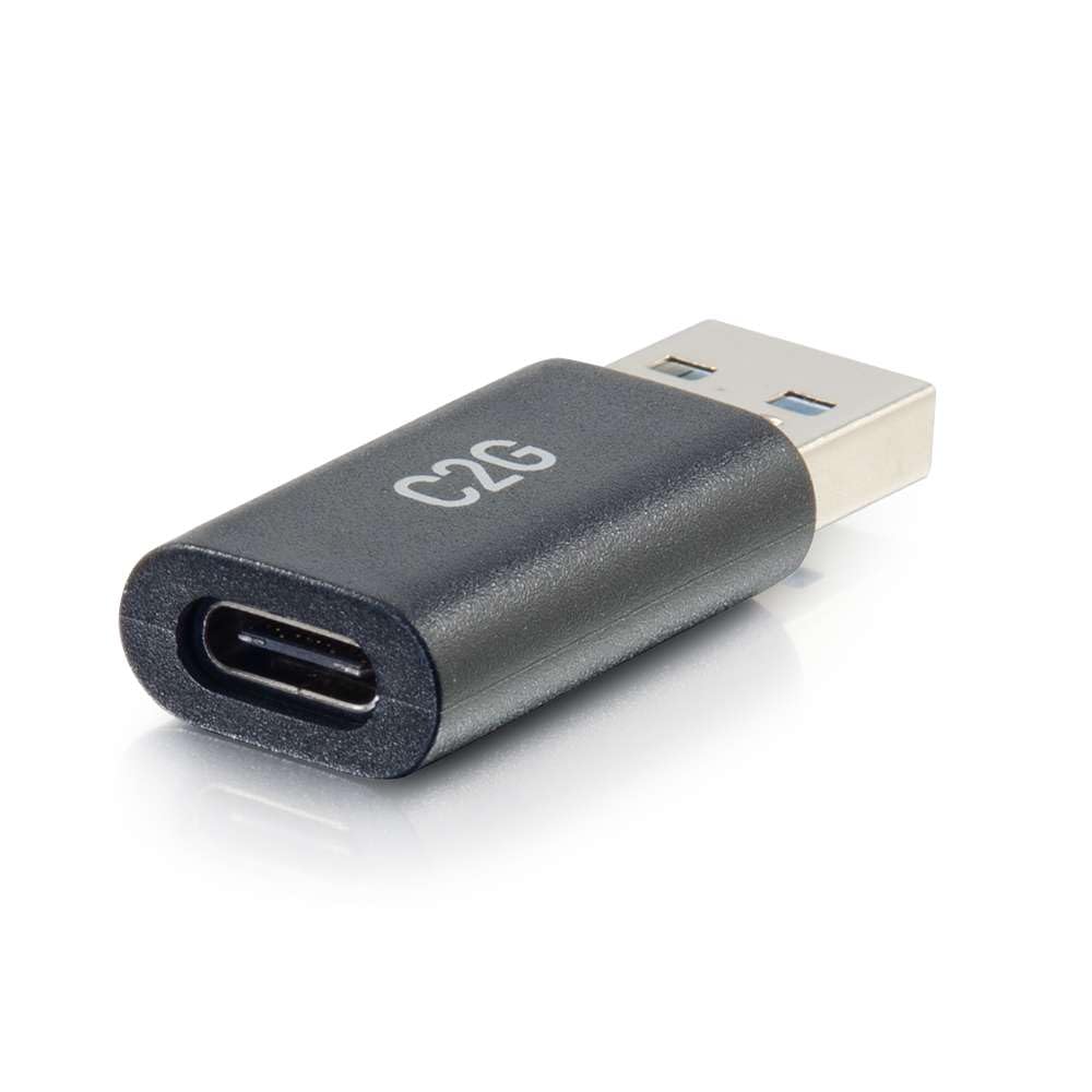 C2G Usb C Female To Usb A Male Superspeed Usb 5Gbps Adapter Converter