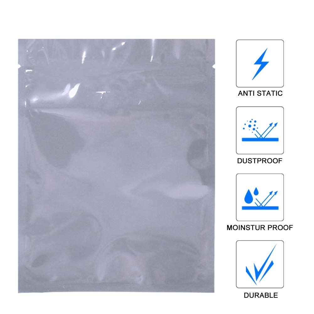 20Pcs Super Large Open Top Antistatic Bags 15.75X23.62In Esd Shielding Bags With 20Pcs Stickers