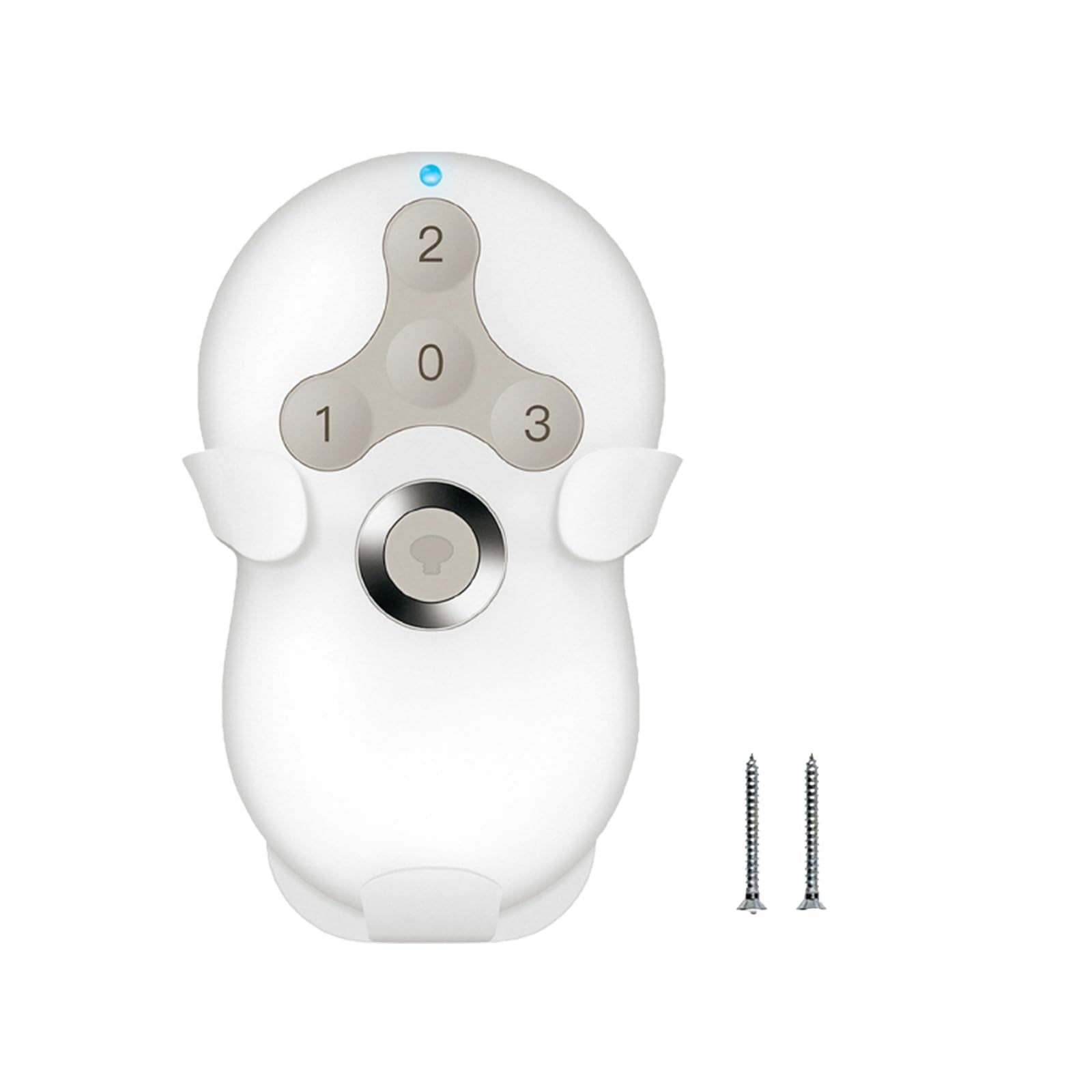 Replacement Remote for Hunter Ceiling Fan Remote Control 99122/99123, 3-Speed and Light Dimmer with Wall Mount,434MHz (Remote On