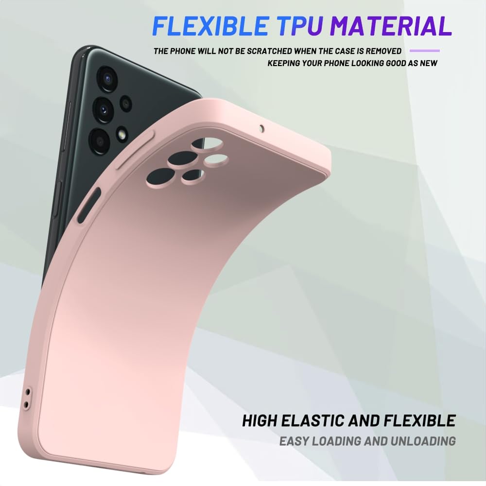 Wogroo For Samsung Galaxy A13 4G Case Pink, Scratch Resistant With Soft Touch, Slim Thin Phone Cover For Samsung Galaxy A13 4G
