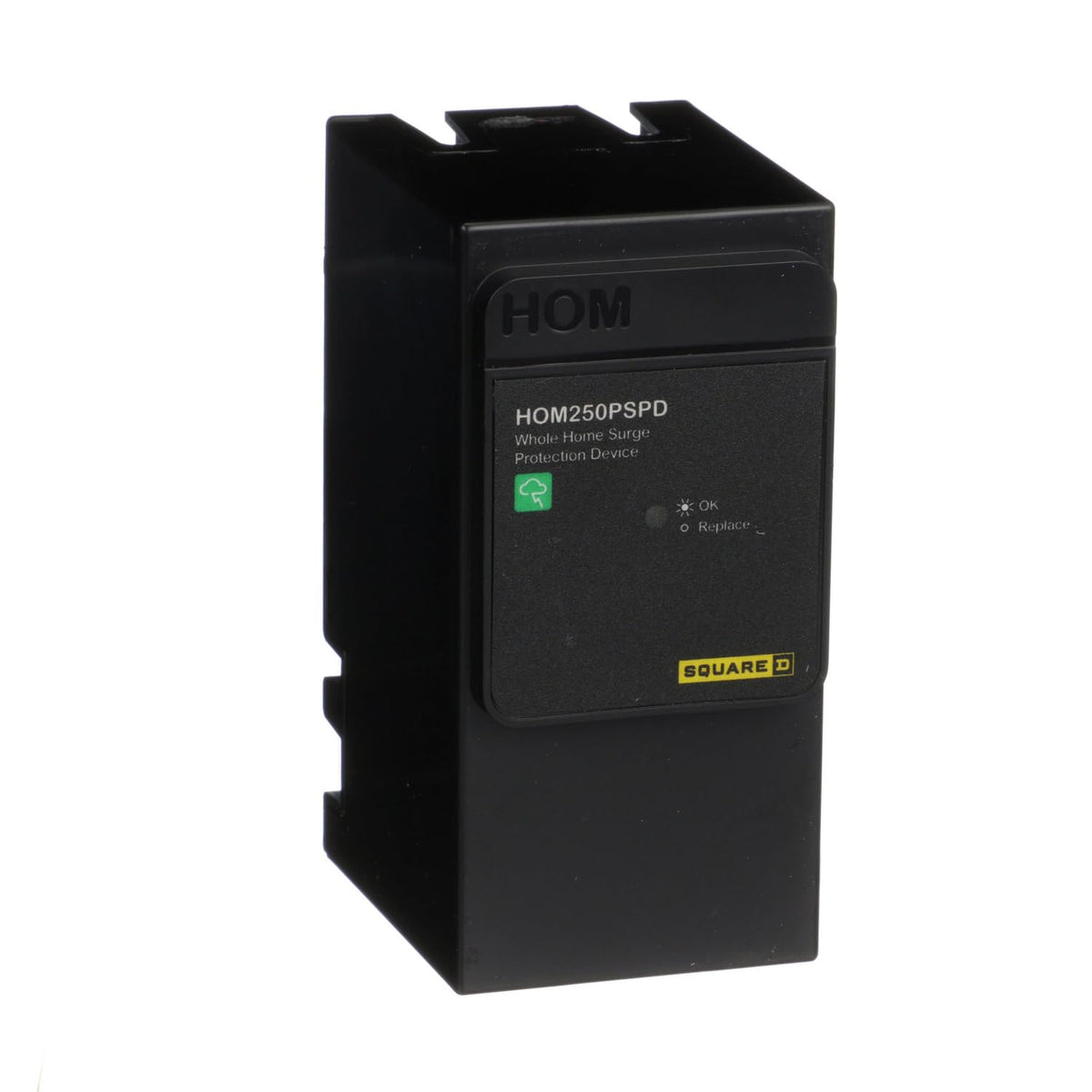 Square D   Hom250Pspd Homeline Whole House Surge Protection Device, 50Ka, 120/240V, 1 Phase, No Wiring, Plug On Neutral