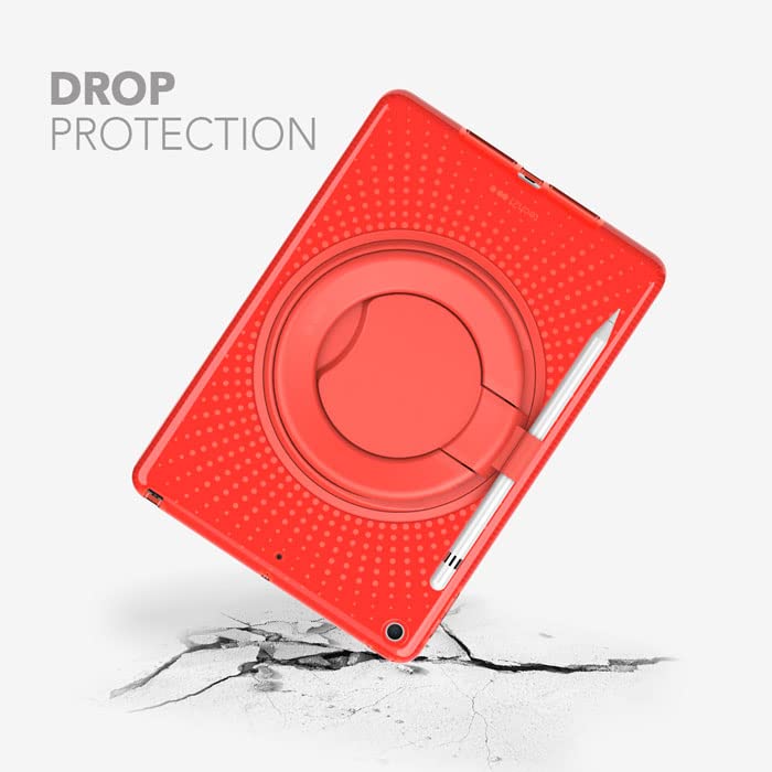 Tech21 Evo Play2 With Pencil Holder For Ipad 7Th/8Th/9Th Gen - Protective Ipad Case With Impact Protection Red