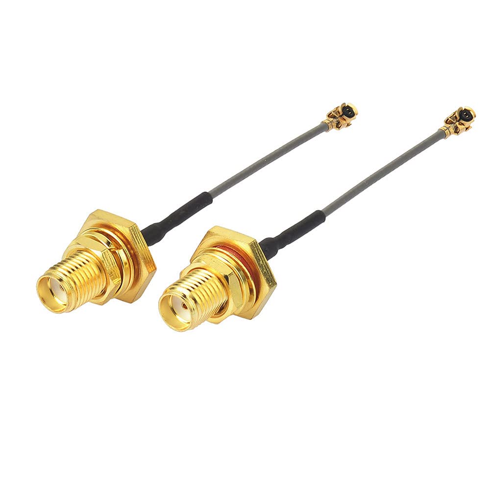 Superbat 2'' U.Fl/Ipex Cable Mini Pci To Sma Female Low Loss Coaxial Cable For Wireless Routers Mini Pcie Cards Network Extensio