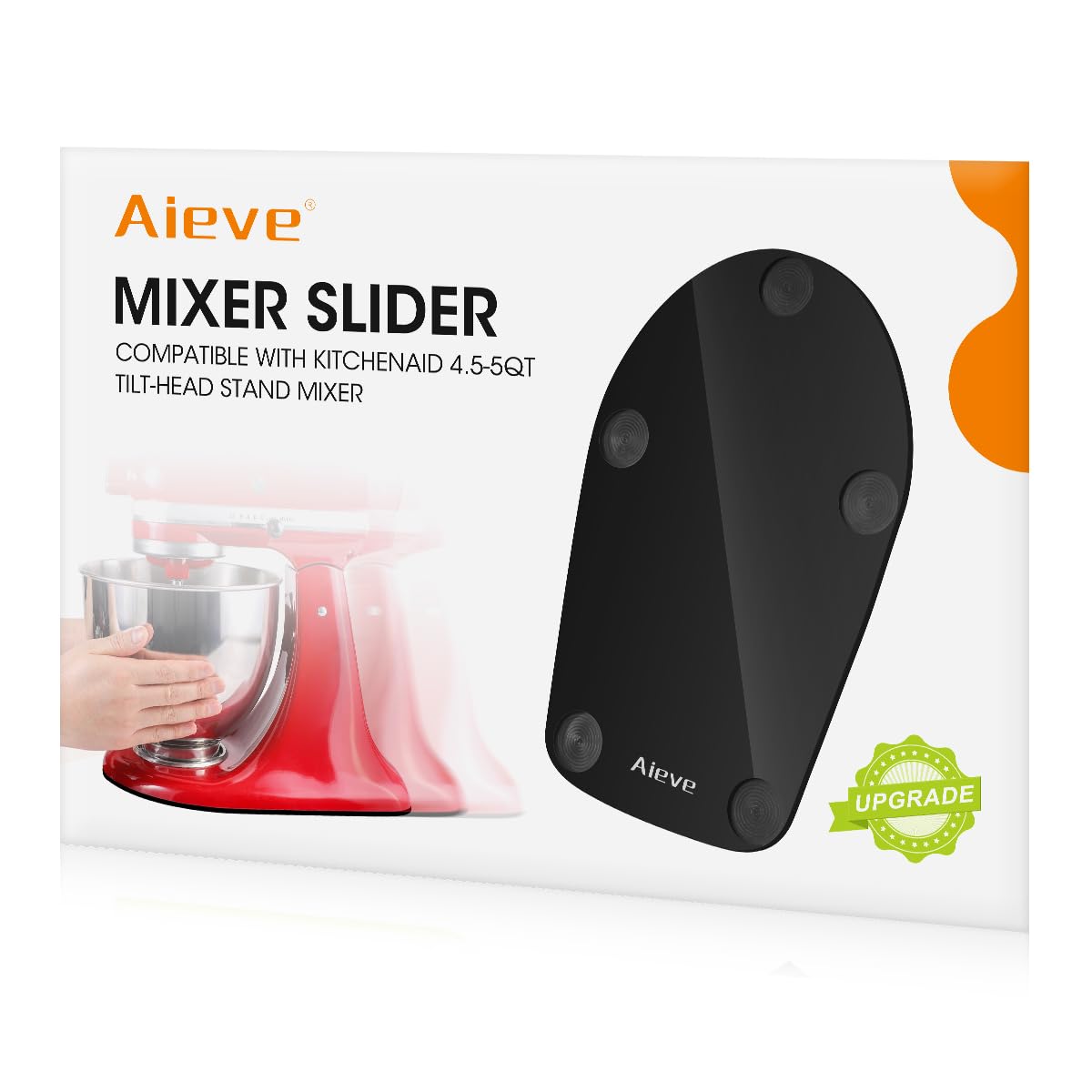 Aieve Upgrade Mixer Slider Board Compatible With Kitchenaid 4.5 5 Qt Tilt Head Stand Mixer, Black