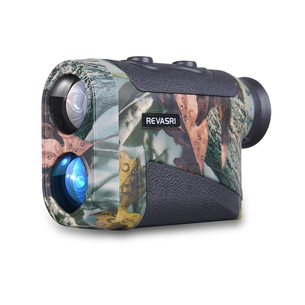 Revasri Hunting Laser Rangefinder 8X 1800 Yards High Accuracy Range Finder With Angle Height Horizontal Distance Measurement And
