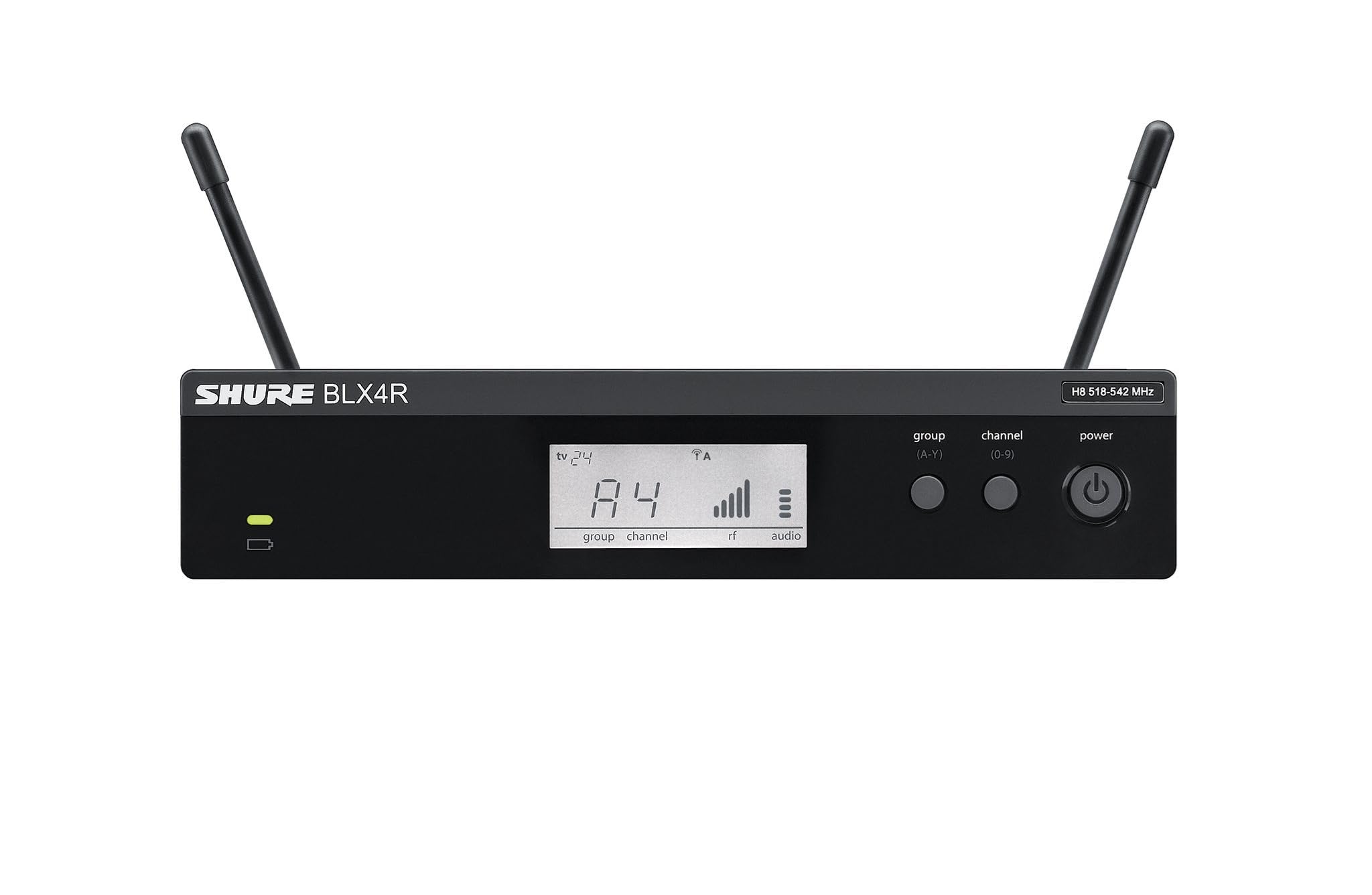 Shure Blx24R/Sm58 Wireless Microphone System   14 Hour Battery Life, 300 Ft Range, Uhf | Sm58 Handheld Vocal Mic, Single Channel