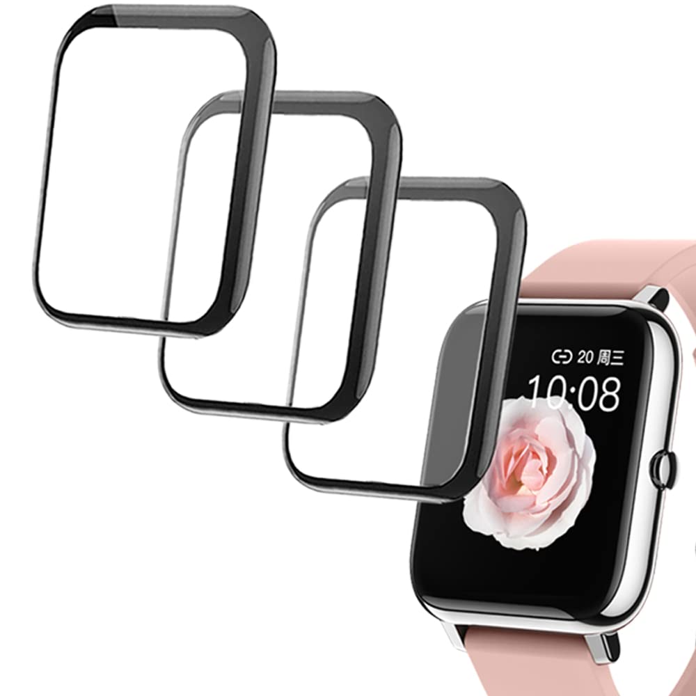 Smaate 3D Screen Protector For P22, Compatible With Smartwatch P22 Donerton Popglory Canmixs Kalinco 1.4   , Wzwneer Banlvs Dxpi