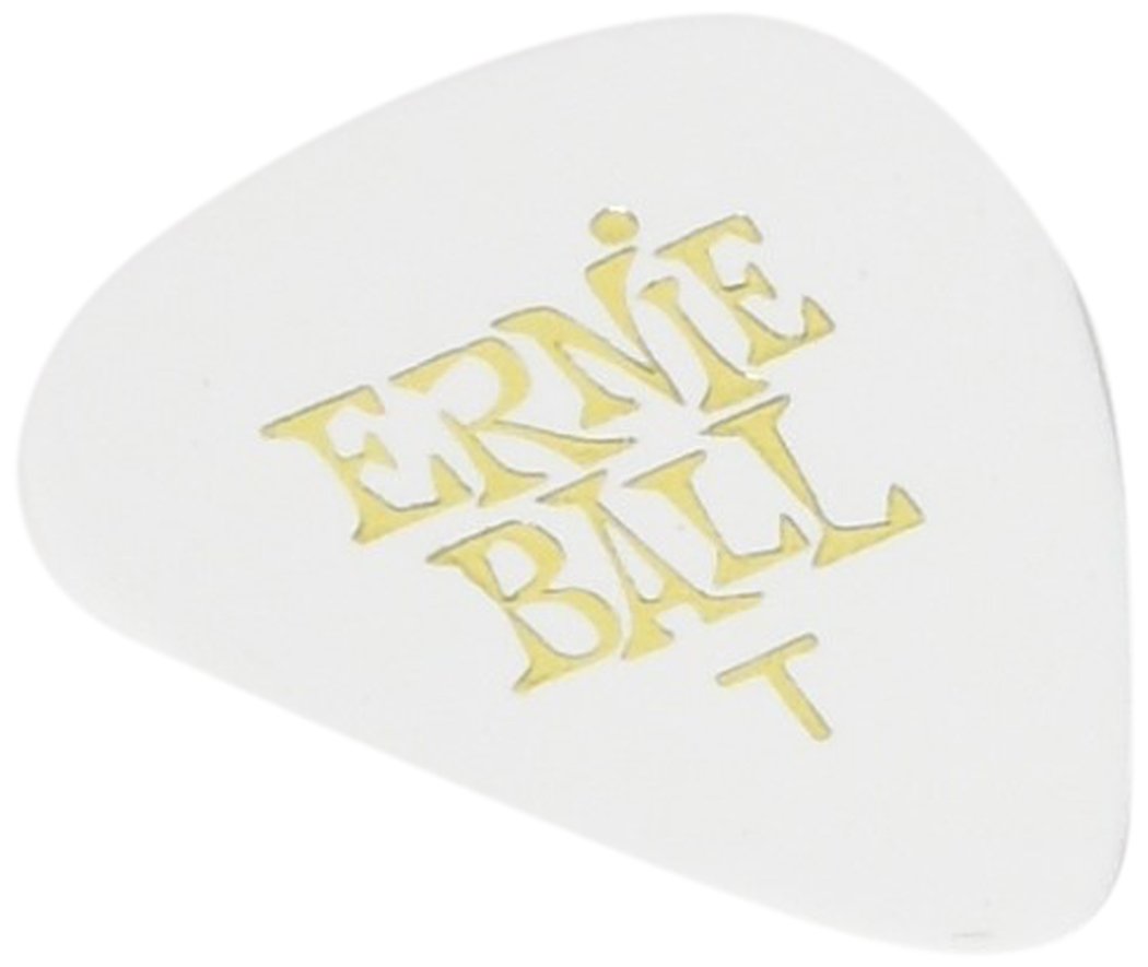 Ernie Ball Guitar Picks, Thin, White, 144 Pack (P09101)
