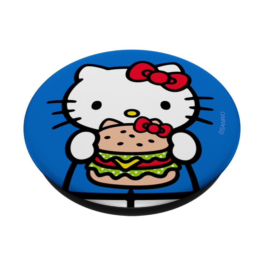 Hello Kitty Burger Popsockets Stand For Smartphones And Tablets Popsockets Standard Popgrip