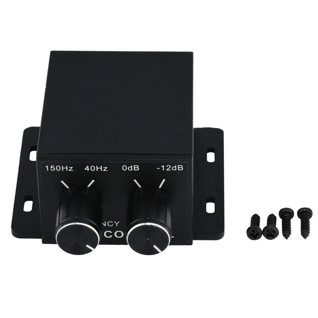 Nobsound Auto Car Amplifier Audio Subwoofer Bass Control Knob Sub Gain Equalizer Regulator Frequency Controller Rca Line Level A