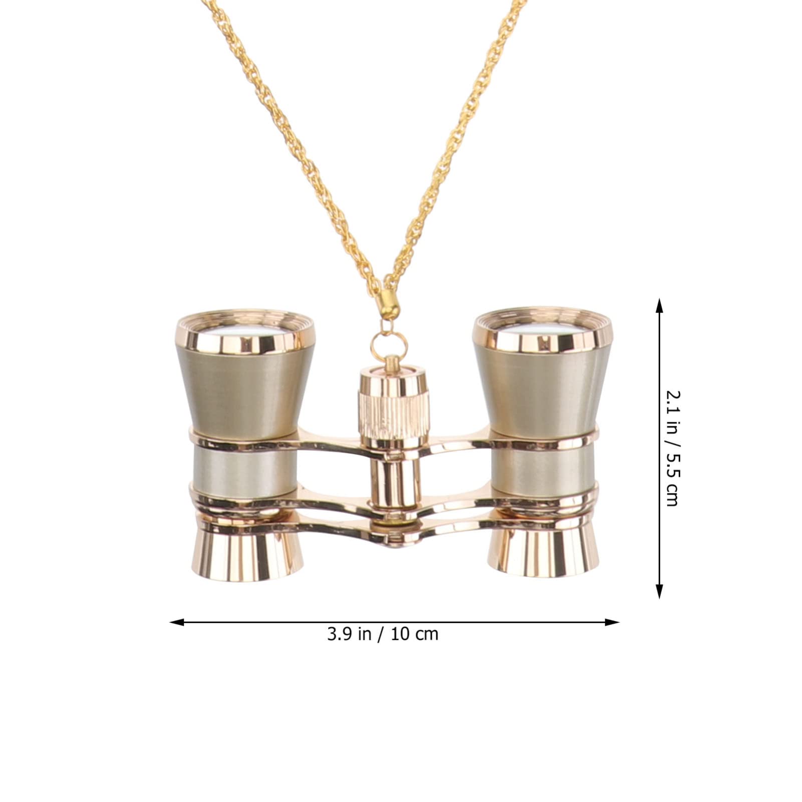 Opera Glasses Binoculars 3X25, Mini Theater Binoculars Glasses With Necklace Chain, Vision Binoculars For Women Adults In Musica