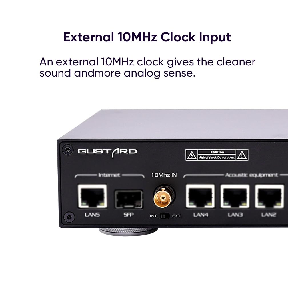 Gustard N18 Pro Hifi Audio Network Switch - Thumbnail 3