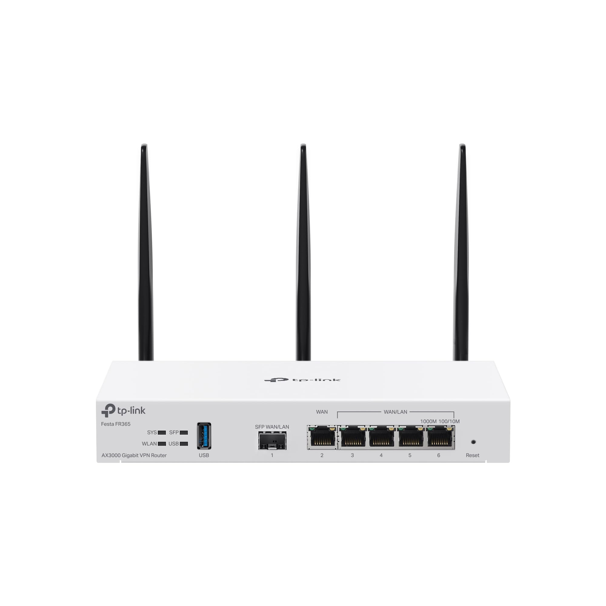 Tp Link Festa Fr365, Ax3000 Wifi 6 Vpn Router, Up To 5 Gigabit Wan + 1 Usb 3.0 Wan + 1 Sfp, Self Organizing Network, Free Cloud,