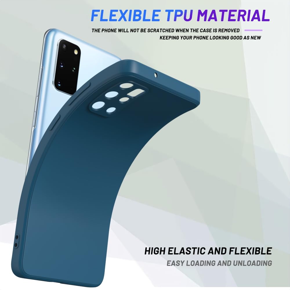 Wogroo For Samsung Galaxy S20 Plus Case Dark Blue, Scratch Resistant With Soft Touch, Slim Thin Phone Cover For Samsung Galaxy S