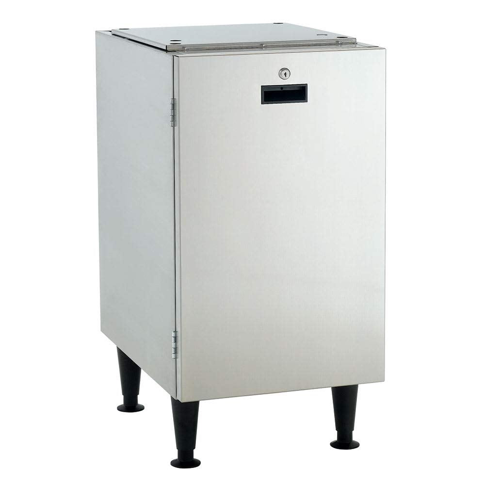 Scotsman HST16-A 16.5-Inch x 23.75-Inch Stationary Equipment Stand with Cabinet Base (for HID312 Ice Maker Dispenser), Stainless