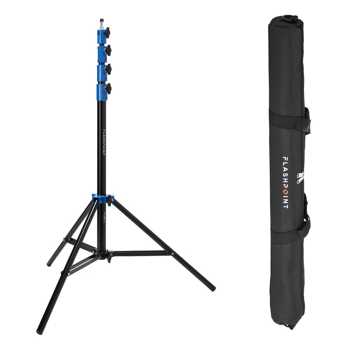 Flashpoint Pro Air-Cushioned Heavy-Duty Light Stand (Blue, 9.5)