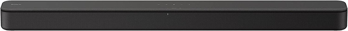 Sony S100F 2.0ch Soundbar with Bass Reflex Speaker, Integrated Tweeter and Bluetooth, (HTS100F), easy setup, compact, home office use with clear sound black
