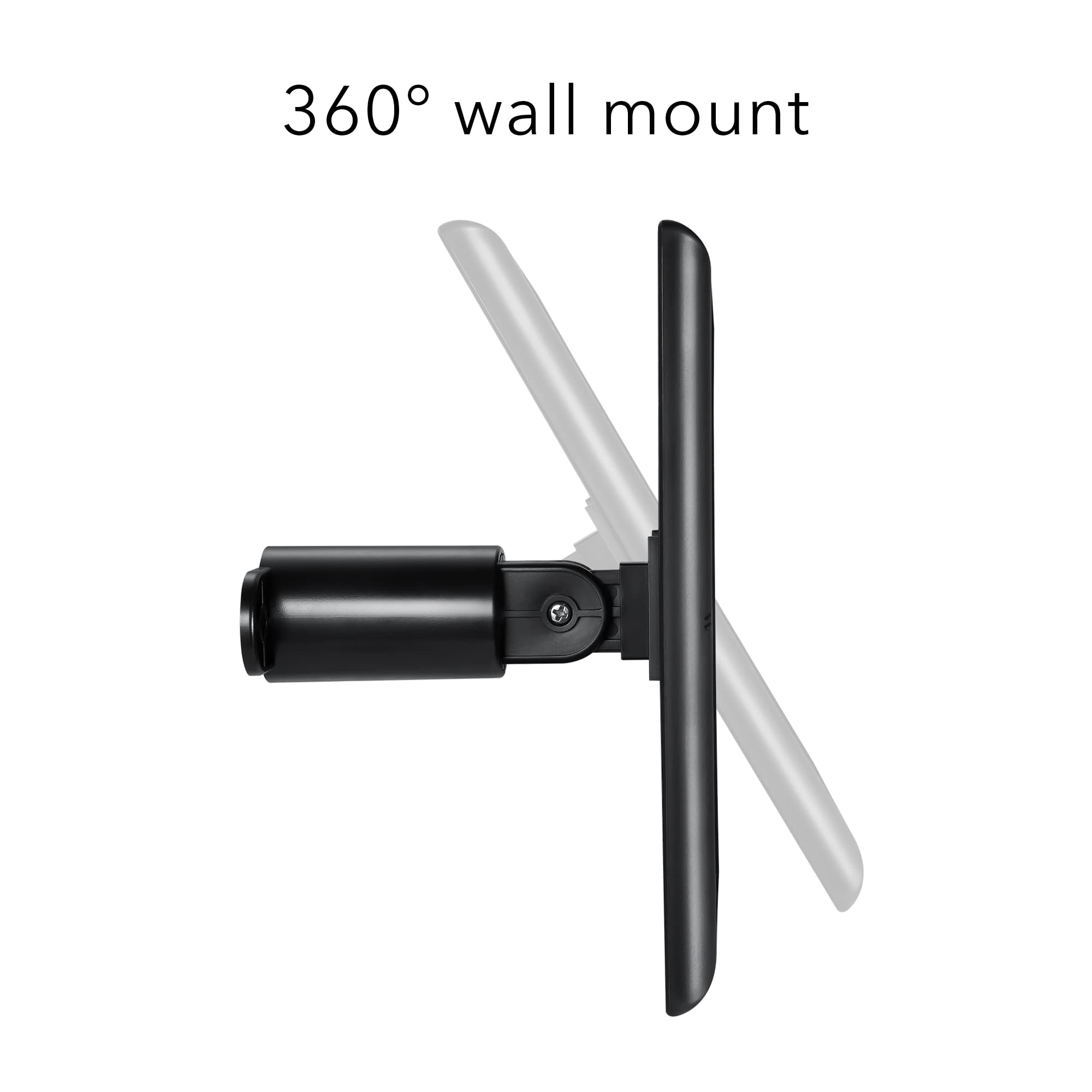 Wasserstein Solar Panel Compatible With Ring Spotlight Cam Plus/Pro/Battery, And Ring Stick Up Cam Battery   Includes Barrel Plu