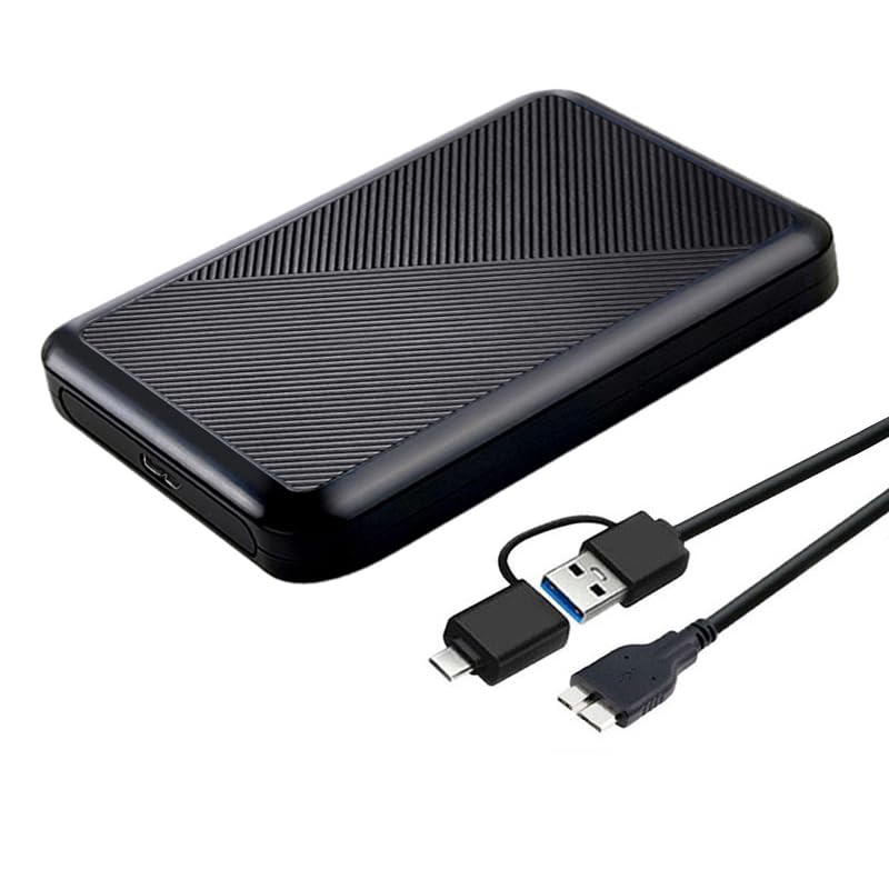 Tianken 500Gb Ultra Slim Portable External Hard Drive Usb 3.0 Hdd Storage For Pc, Mac, Laptop, Ps4, Xbox One