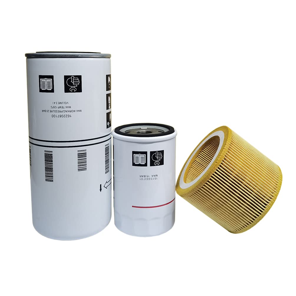 2901091900(1622087100+1513033701+1613900100) Filter Kit Compatible With Atlas Copco Air Compressor Filter Replacement Kit 2901 0