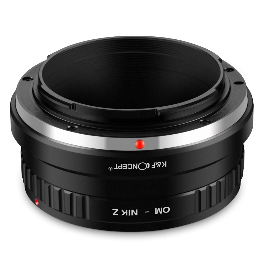 K&F Concept Lens Mount Adapter For Olympus Om Mount Lens To Nikon Z6 Z7 Camera
