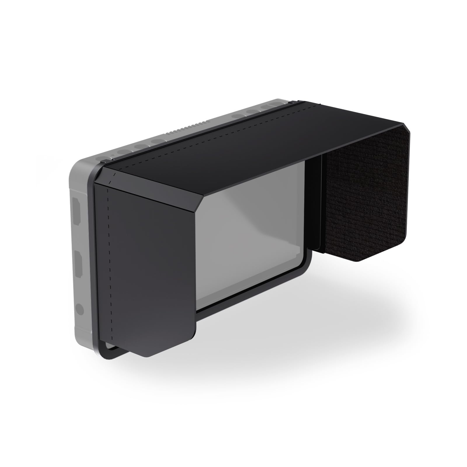 NEEWER Monitor Sunshade Hood for NEEWER F700 Camera Field Monitor, Three Side Sun Hood & Formfitting Frame, Easy Button Access, 