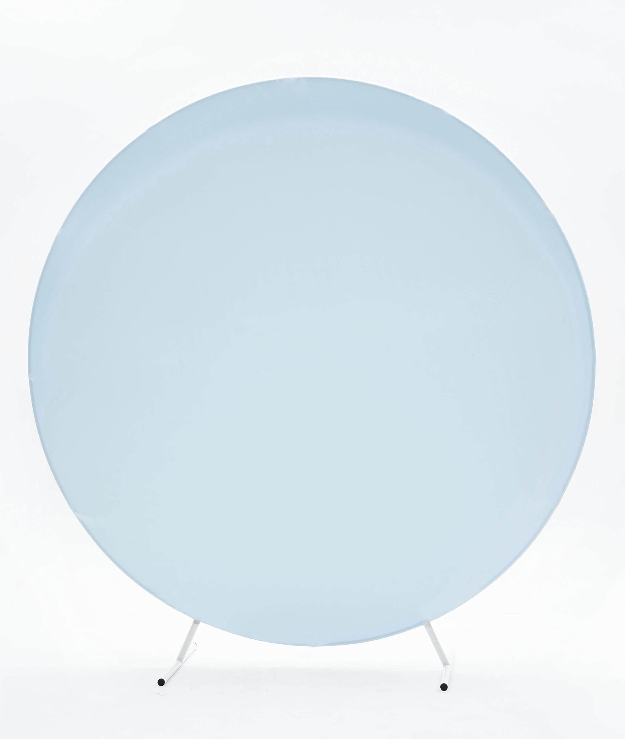 Harfirbe 6.5ft Round Backdrop Cover Baby Blue Baby Shower Background Birthday Party Decoration Children Theme Background