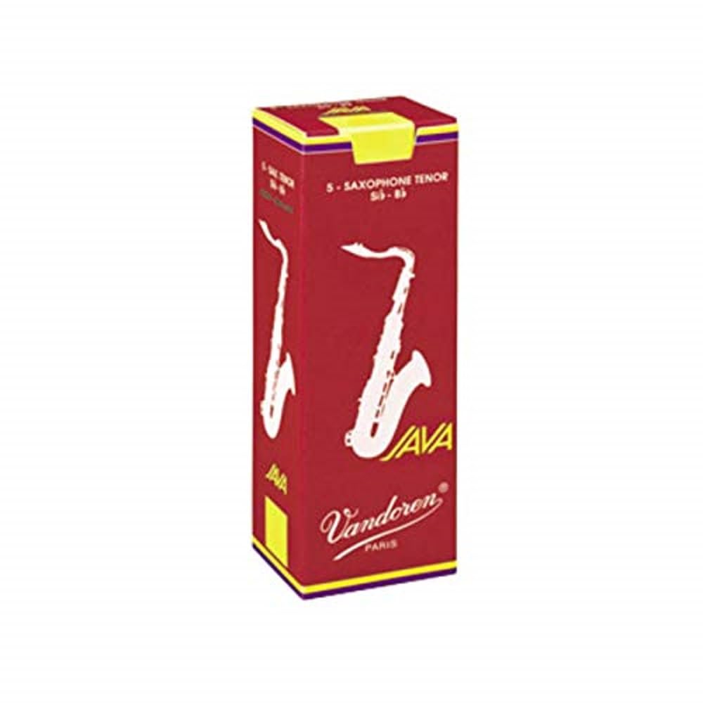 Vandoren Sr272R Tenor Sax Java Red Reeds Strength 2; Box Of 5