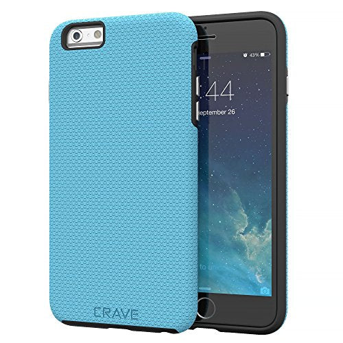 Crave Iphone 6S Plus Case, Dual Guard Protection Series Case For Iphone 6 6S Plus (5.5 Inch)   Sky Blue