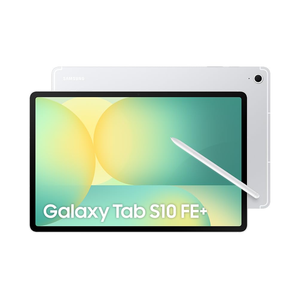 SAMSUNG Galaxy Tab S10 FE+ Plus w/S-Pen | 128GB, 8GB RAM, Wi-Fi Only | 13.1 LCD, WiFi 6E Android 15 Tablet, 4K Camera | Internat