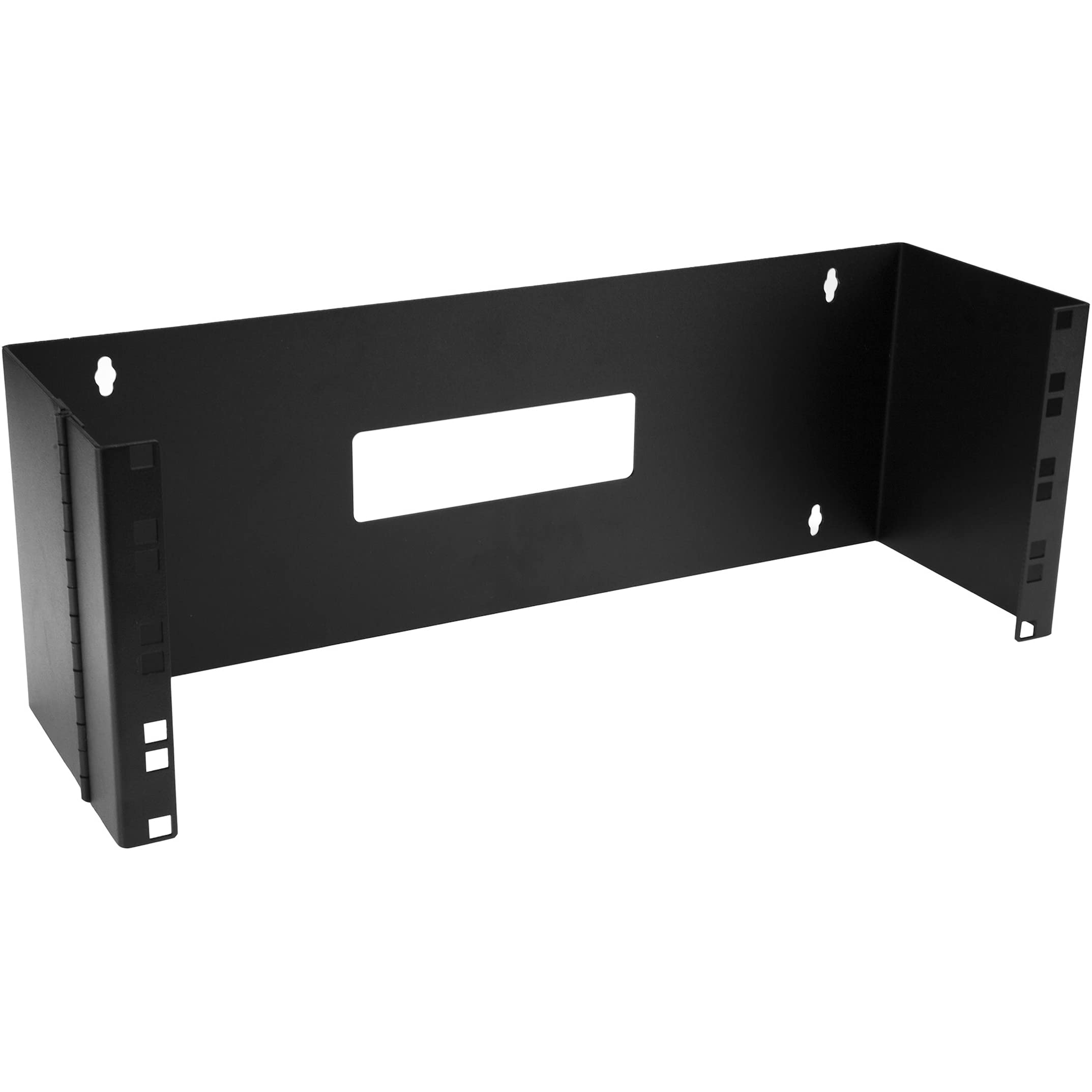 Wall Mount A Patch Panel Or Network Switch While Providing Hinged Access To The