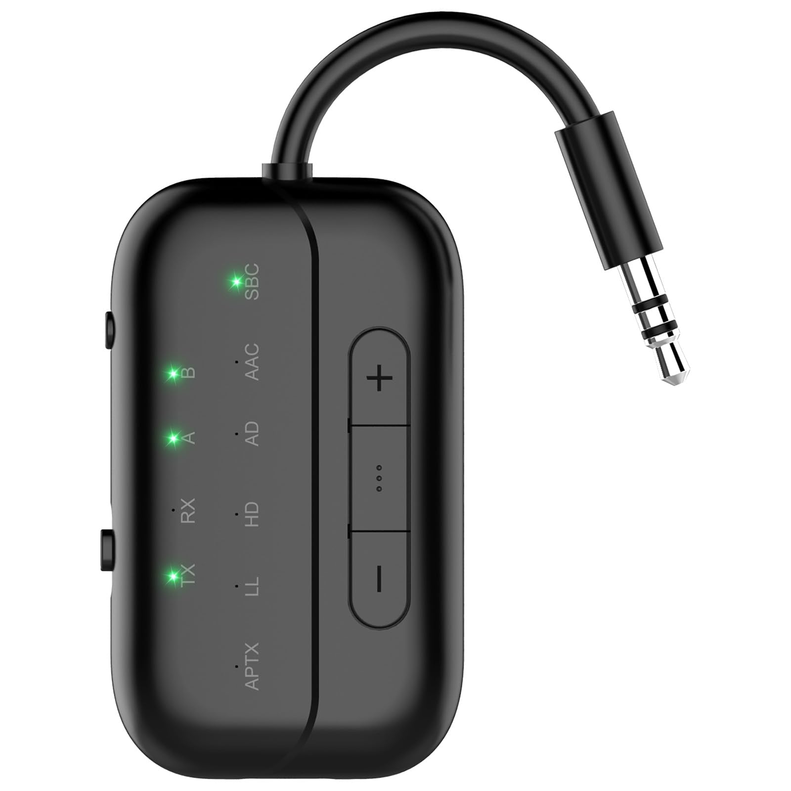 Bluetooth Transmitter Receiver, 2 In 1 V5.3 Wireless Adapter, Bluetooth Audio Transceiver For Airplane Tv Pc Mp3 Gym Switch,Blue