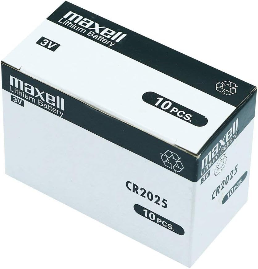 2 Maxell Cr2025 3 Volt Lithium Batteries (2 Batteries) Hologram Package Exp: 2020