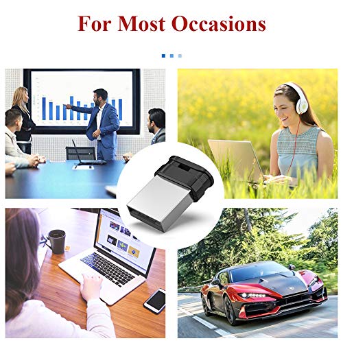 64Gb 2 Pack Usb Flash Drive K&Zz Ultra Slim Thumb Drive Usb 2.0 Memory Stick Usb Drive Data Stick Expansion Disk With Black Port