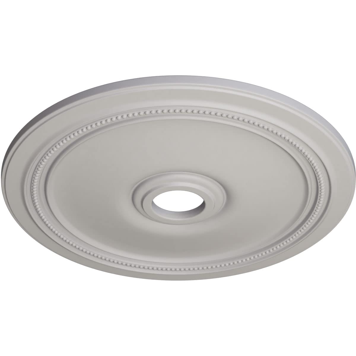 Ekena Millwork Cm24Diuwf Diane Ceiling Medallion, 24Od X 3 5/8Id X 1 1/4P (Fits Canopies Up To 6 1/4), Hand-Painted Ultra Pure W