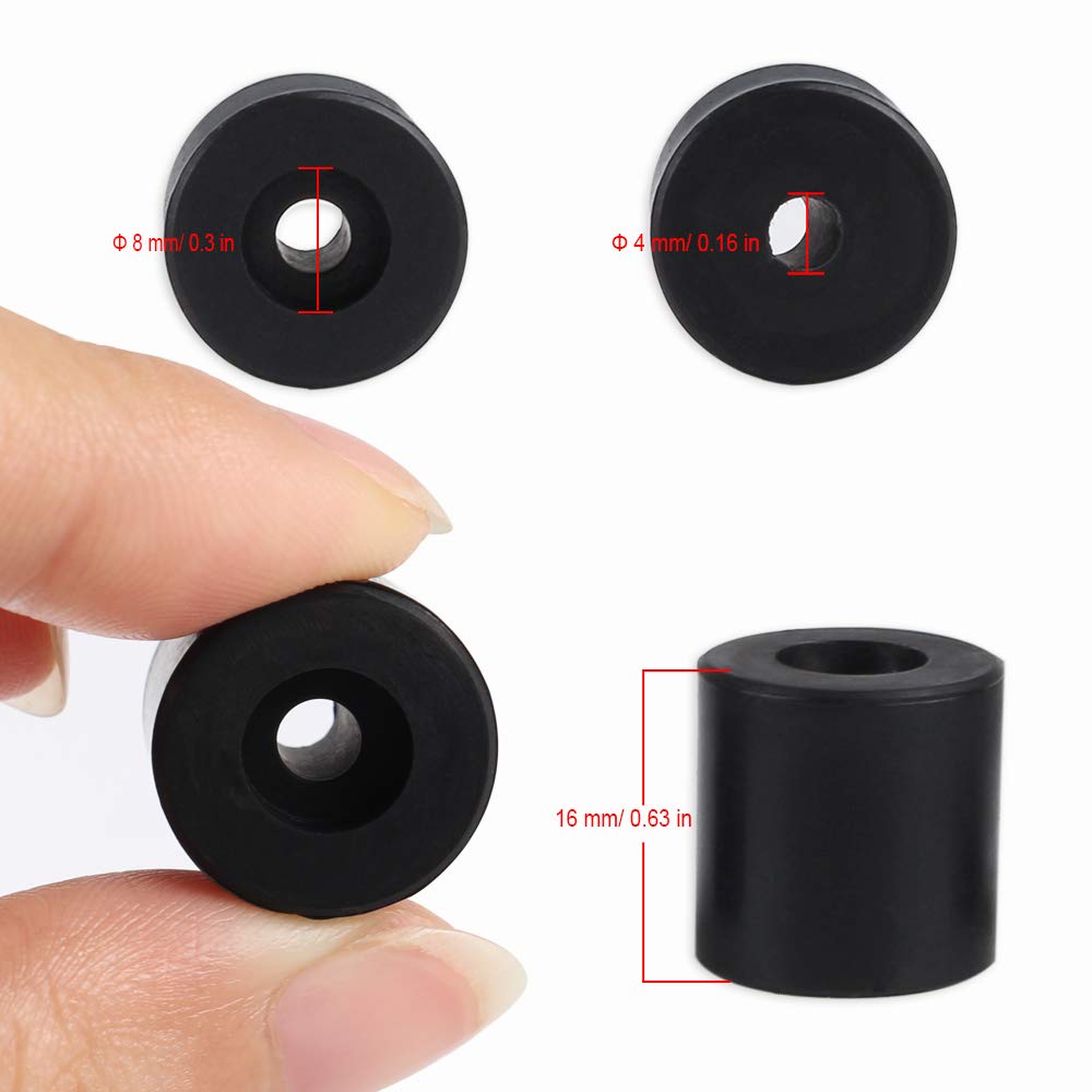 Bczamd Heatbed Silicone Leveling Column 3D Printer Hot Bed Mounts Column Stable Tool Heat Resistant Silicone Buffer For Prus I3